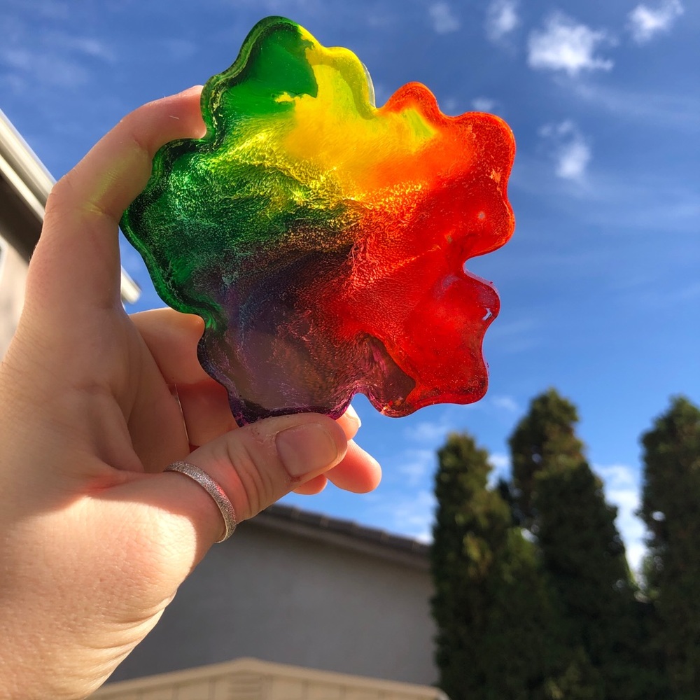 Resin coaster